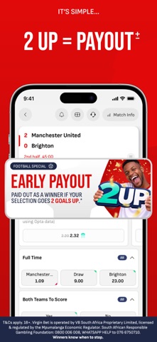 Virgin Bet: Sports Betting iPhone screenshot 2