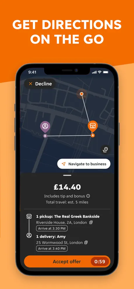 JustEat – Courier screenshot 3
