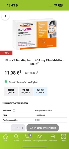 Martins Apotheke screenshot