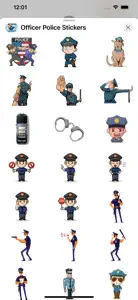 Officer Police Stickers screenshot #3 for iPhone