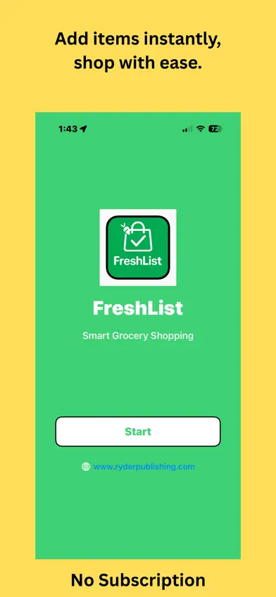 My FreshList screenshot 1