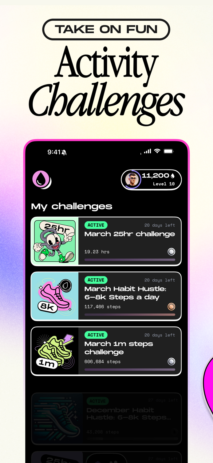 1 Better - step and activity