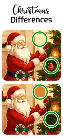 Christmas Differences. Screenshot 1 of 9
