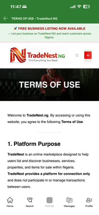 TradeNest NG Screenshot 10 of 10