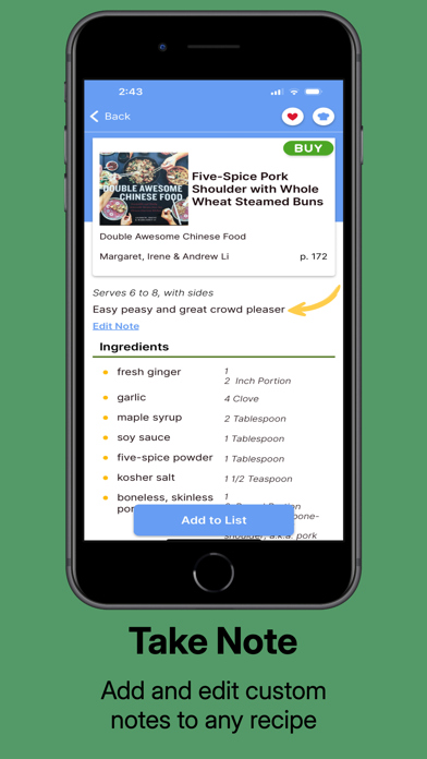 Kenilworth Cookbook Club iPhone screenshot 8 - Food & Drink app