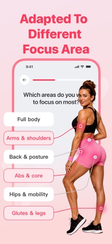 FitGo: Home Workout & Fitness iPhone screenshot
