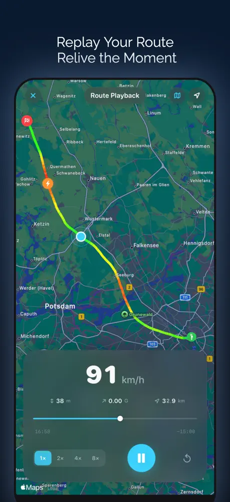 Speedometer: Driving Tracker 速行轨迹追踪器应用截图