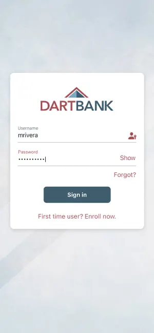 The Dart Bank Mobile screenshot 2