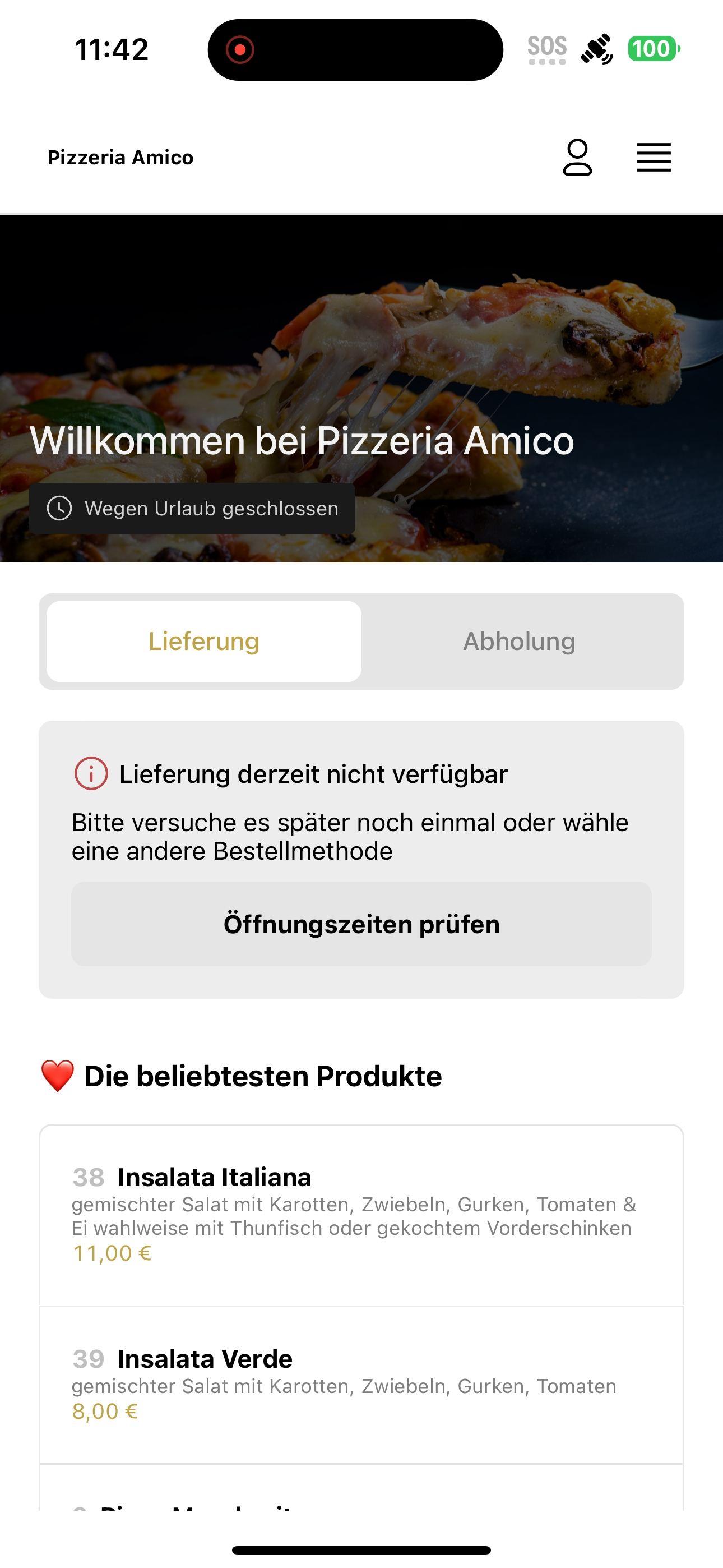 Pizzeria Amico screenshot 4
