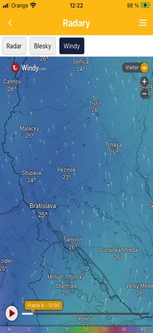 eMeteo.sk screenshot
