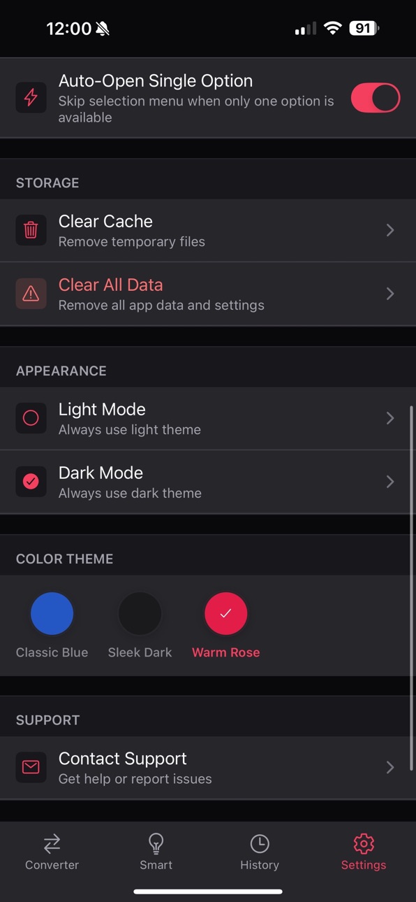 iPhone screenshot