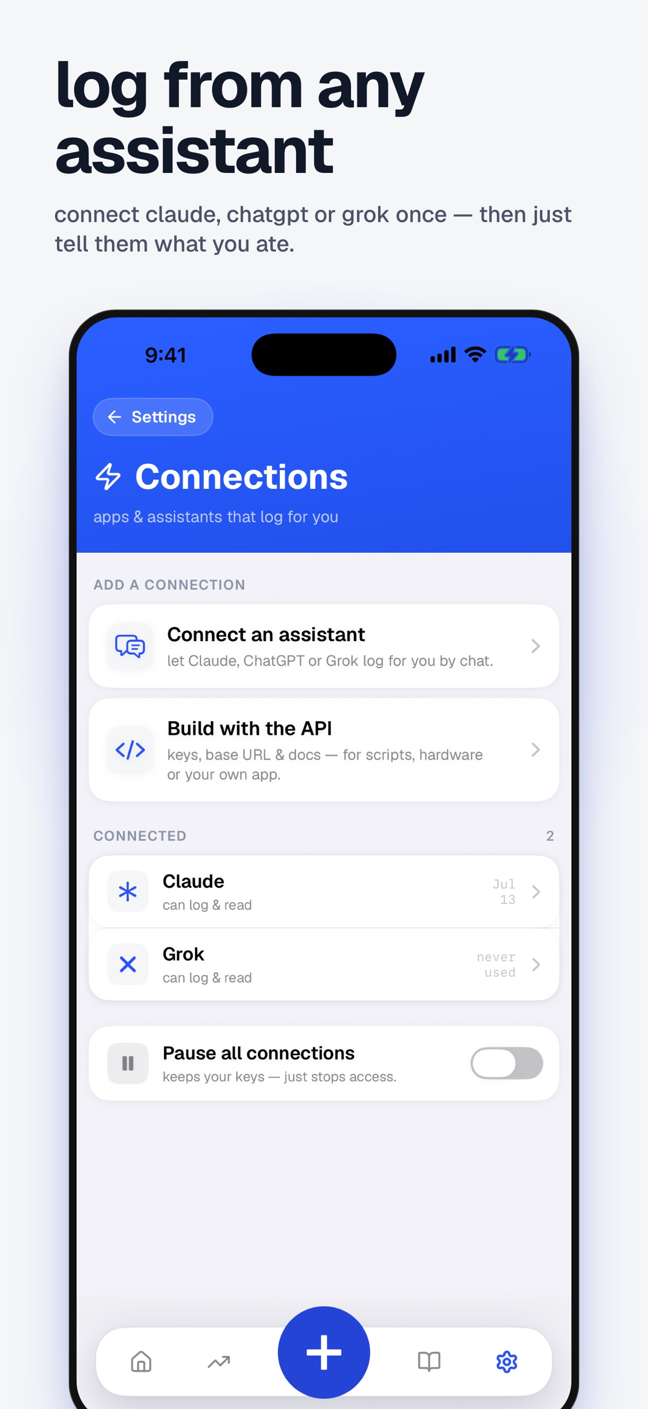 Screenshot 2 of whatevr — AI calorie tracker
