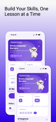 Inaaya AI: Language Tutor iPhone screenshot