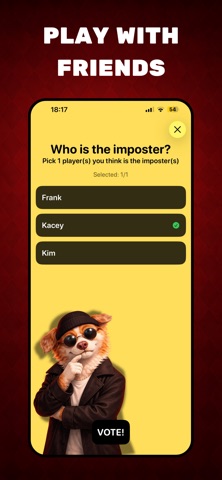 SMEX: Imposter who party game iPhone screenshot