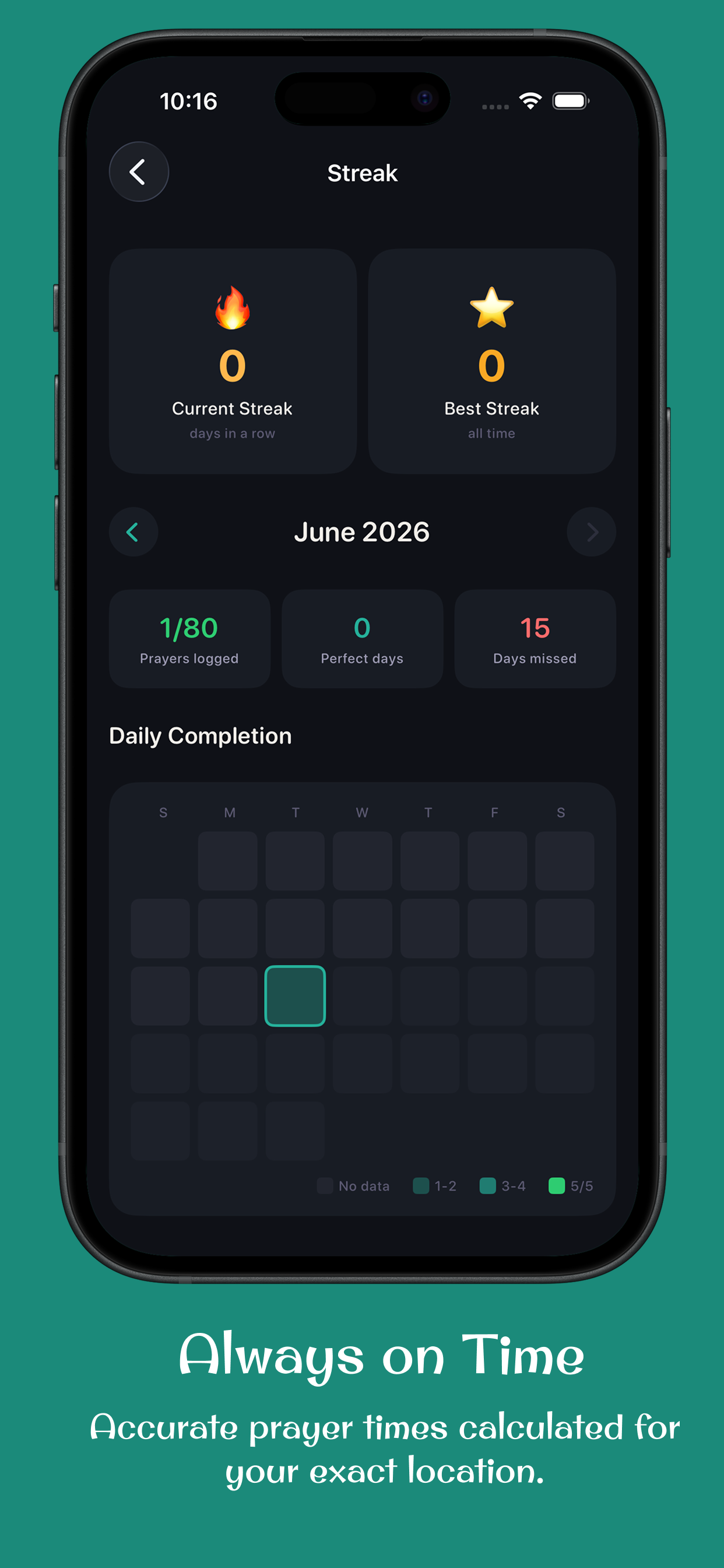 Niyyah - Daily Prayer Tracker screenshot 4