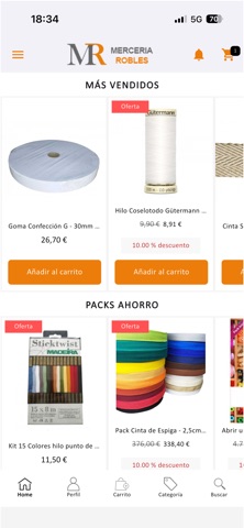 Mercería Robles screenshot
