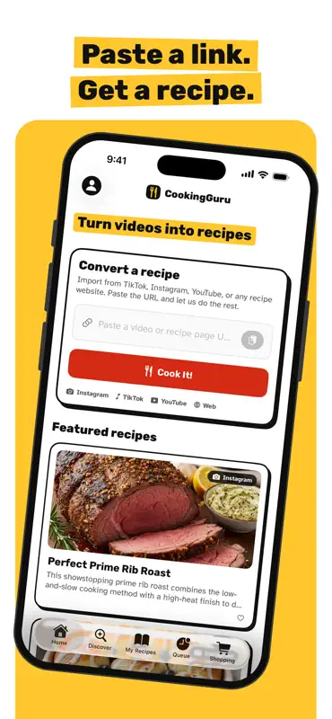 CookingGuru: Recipe Manager screenshot 1 of 6