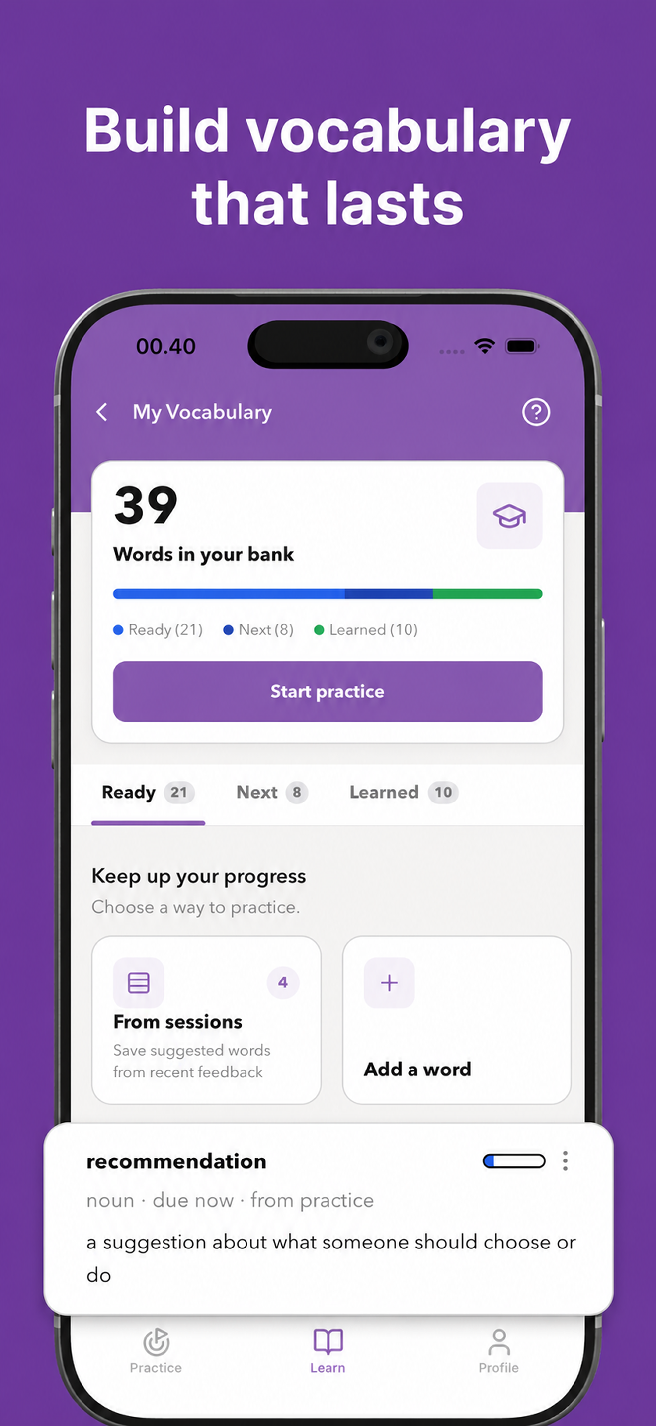 Langpush - AI Language Tutor screenshot 5
