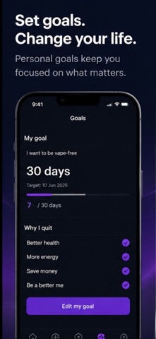 Vapyre: Quit Vaping Tracker Screenshot 3 of 5