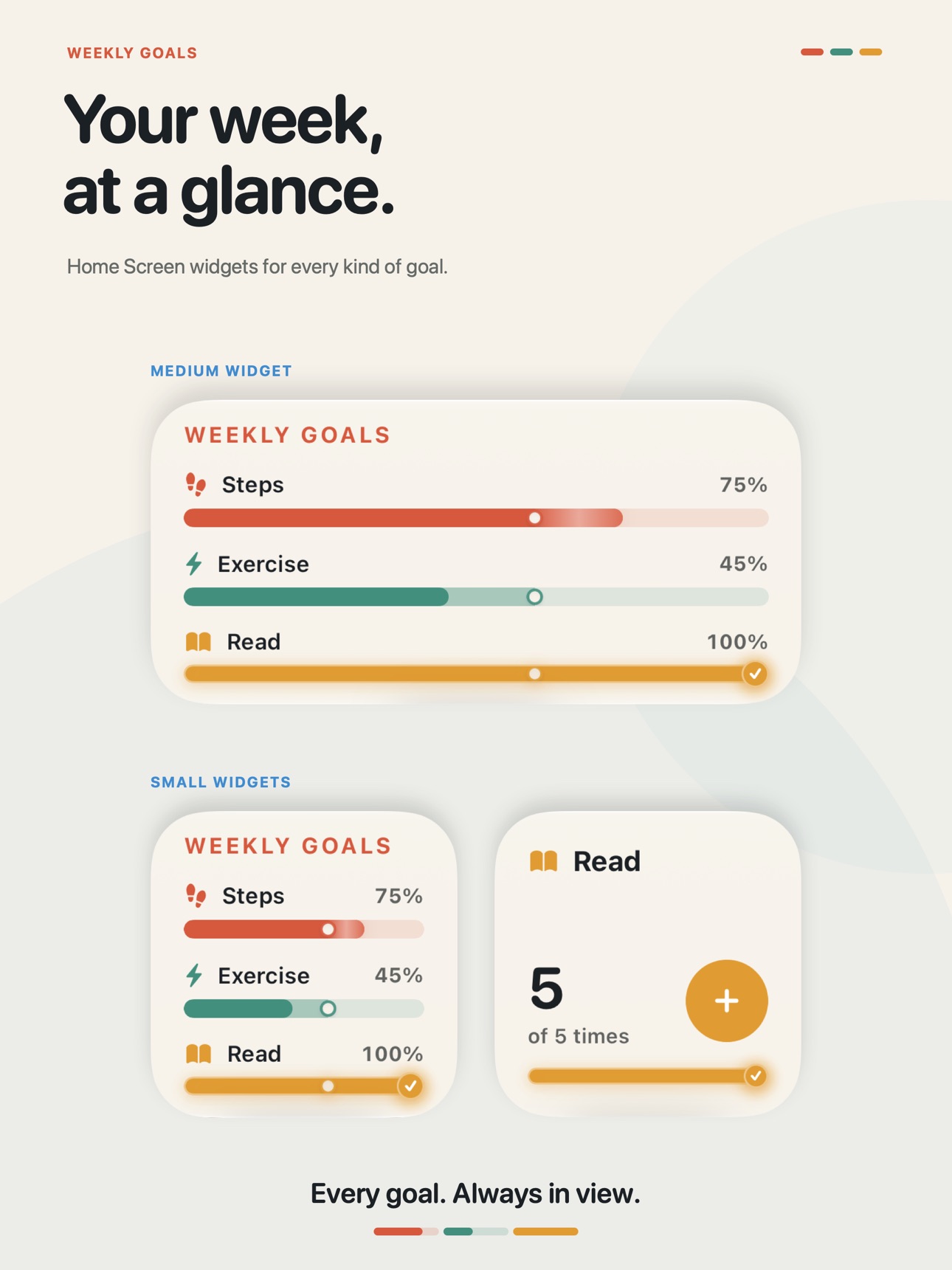 Screenshot 8 of Weekly Goals: No Stress