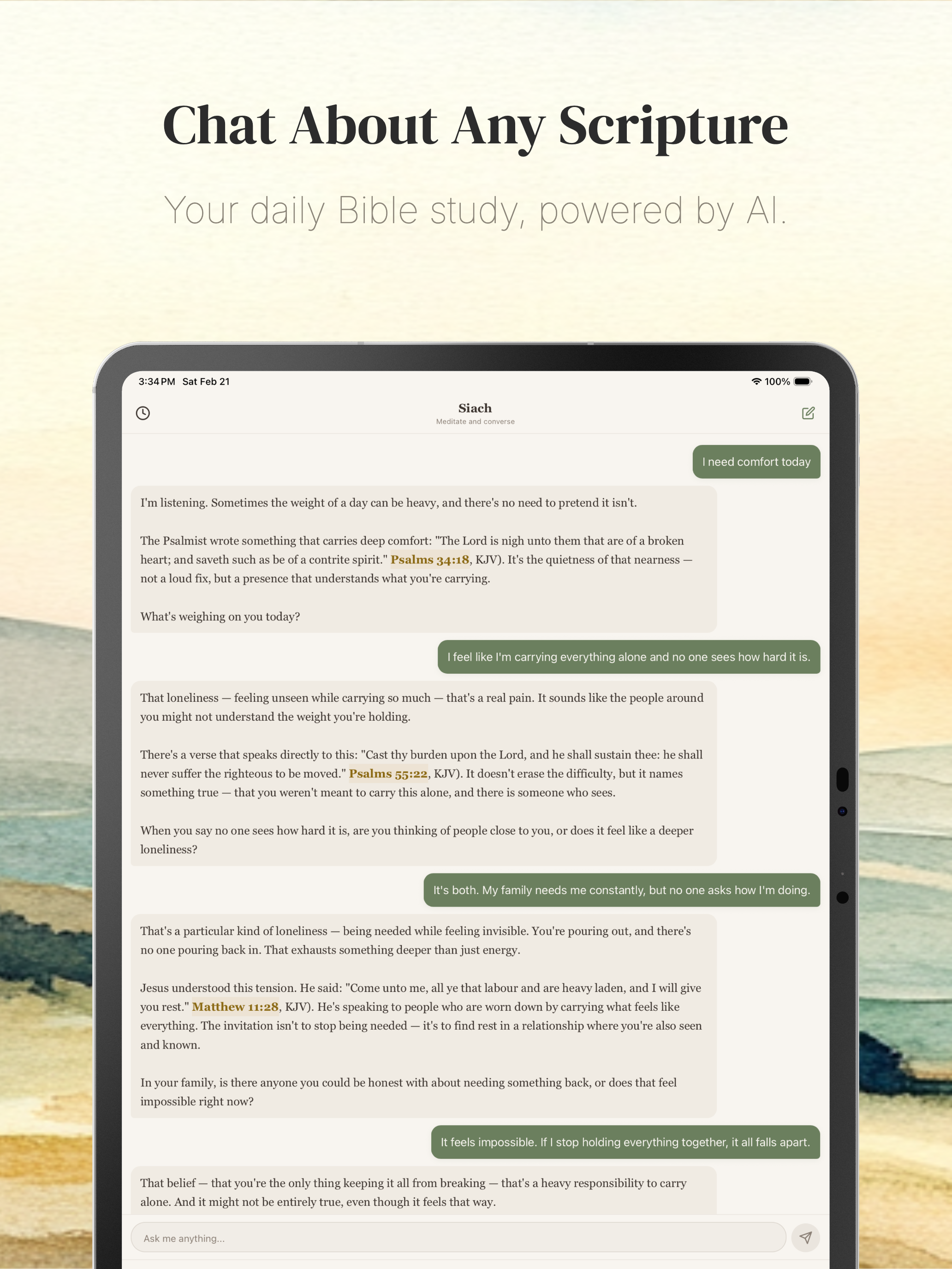Siach: AI Bible Companion