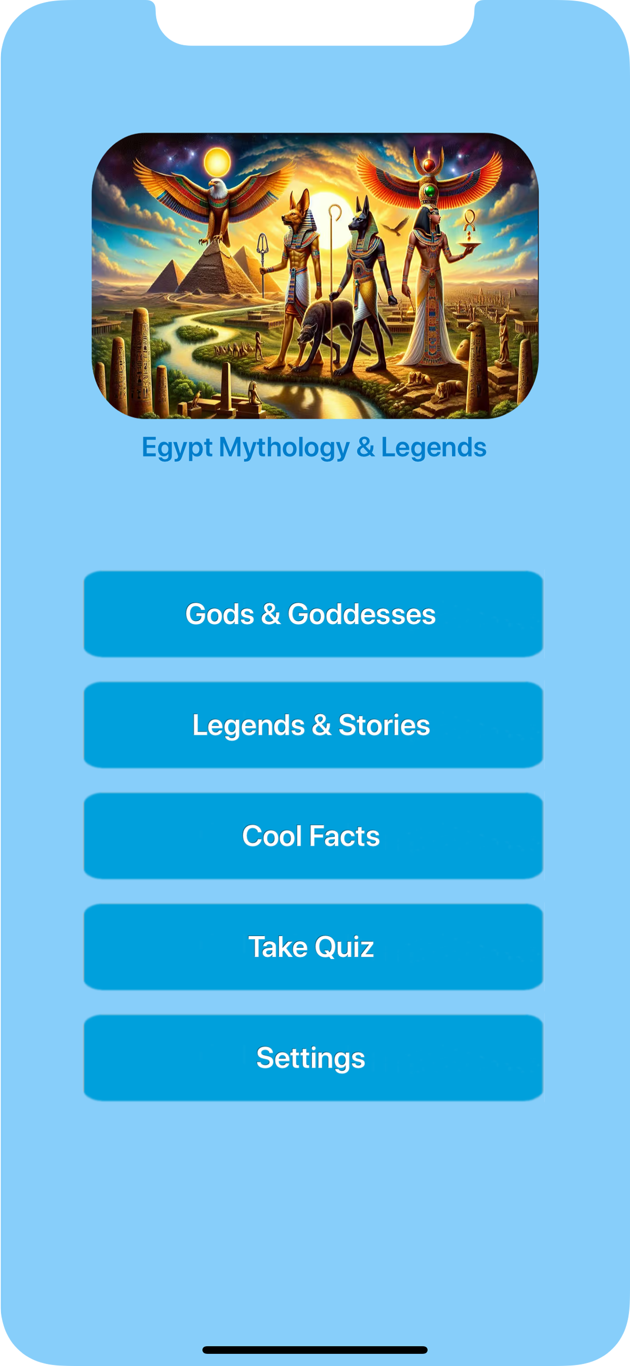 Egypt Mythology & Legends screenshot 1