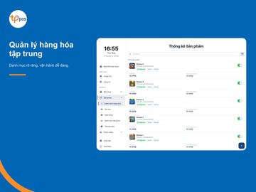 TPPos - Quản lý bán hàng iPad screenshot