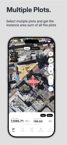 AreaMap: Land Area Calculator iPhone screenshot