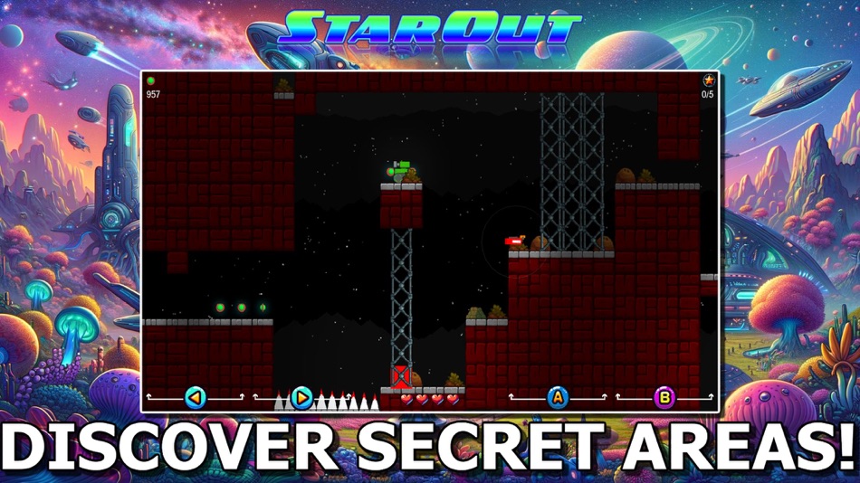 #5. StarOut | Space Adventure Game (iOS) 由: HECTOR GAUCHIA SAFONT