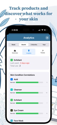 SkinLog: Easy Skincare Tracker Screenshot 8 of 8