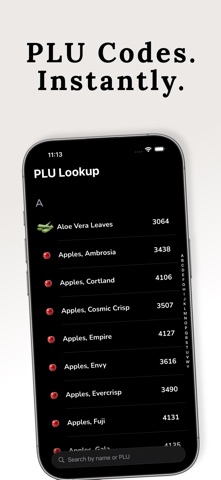 PLU screenshot
