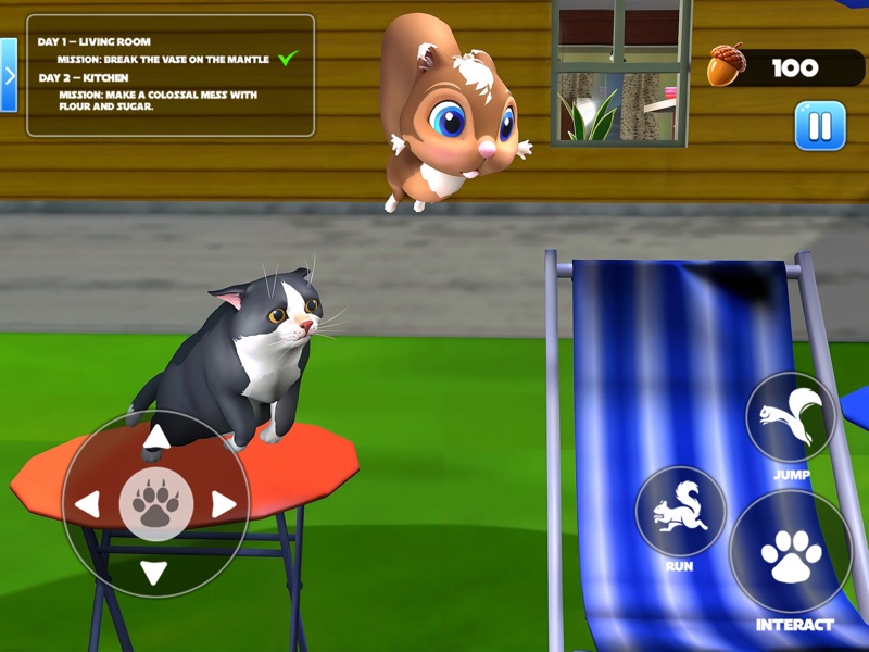 I Am Squirrel vs Cat Games screenshot 6