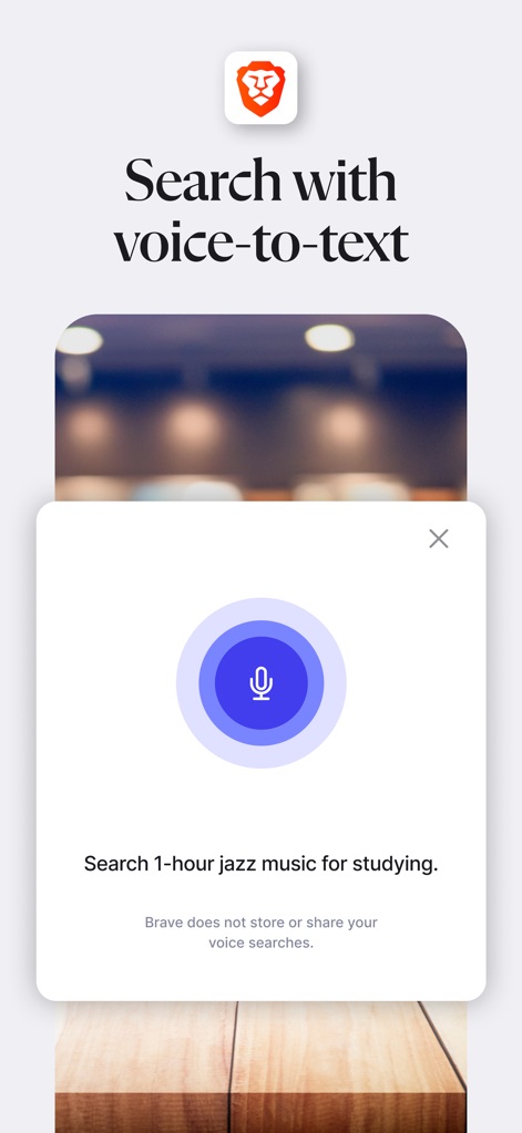Brave Browser & Search Engine - Intuitive Voice Search