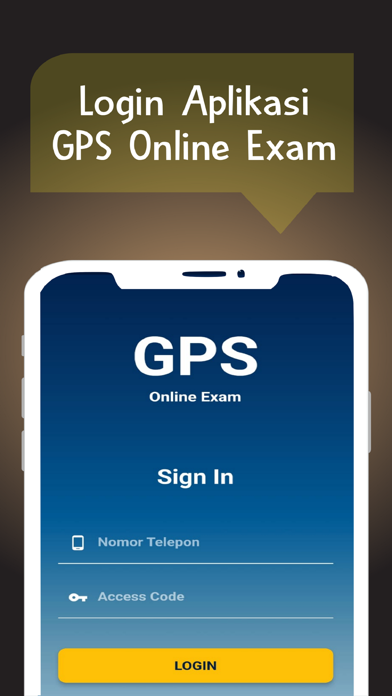 GPS Online Exam Screenshot