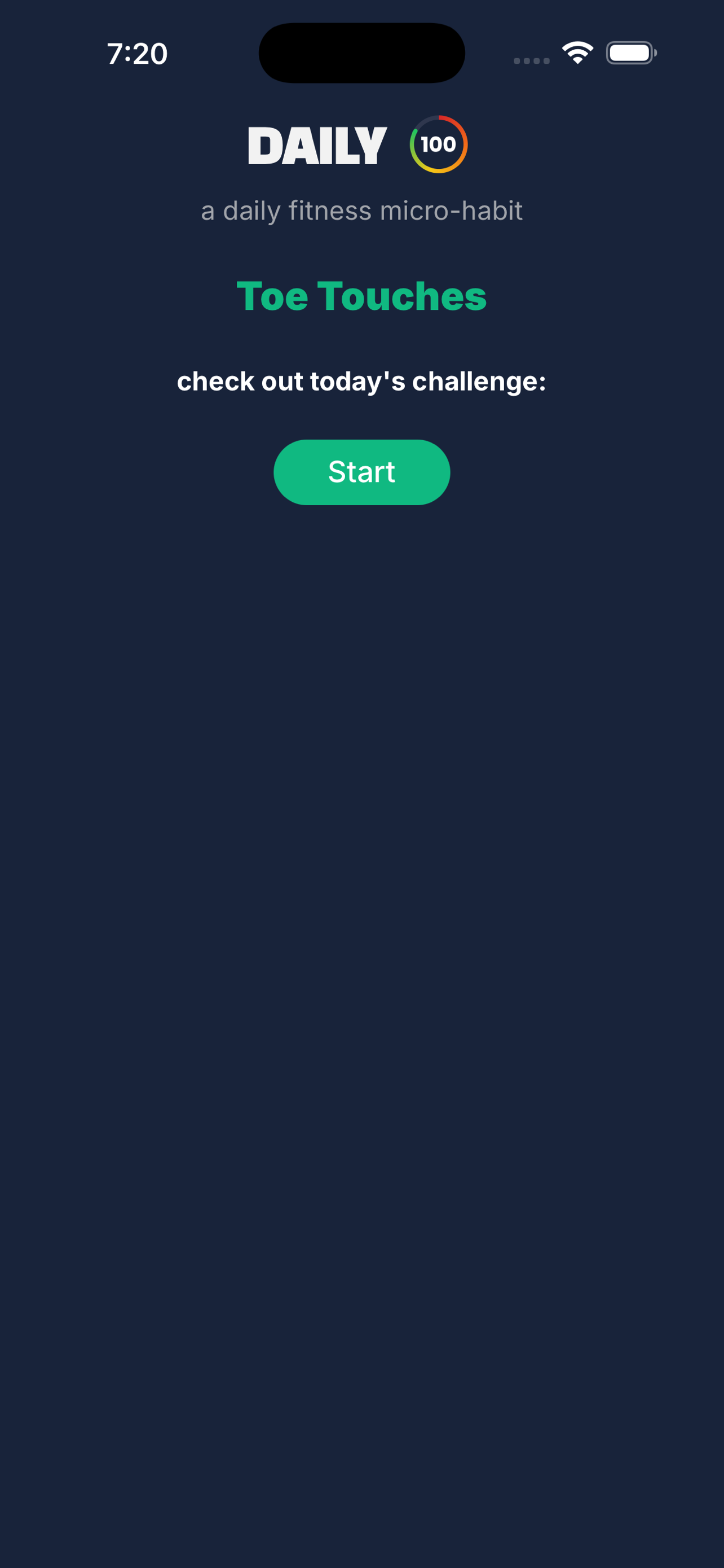 Daily100: Fitness Challenge
