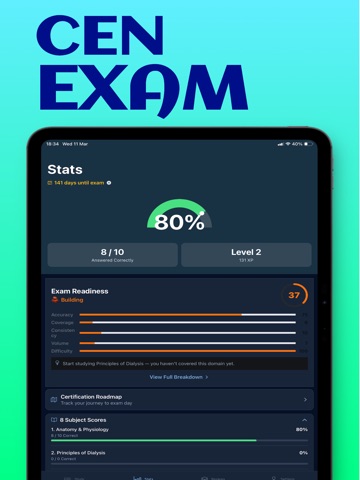 CEN TEST PREP 2026 - 2027 iPad screenshot