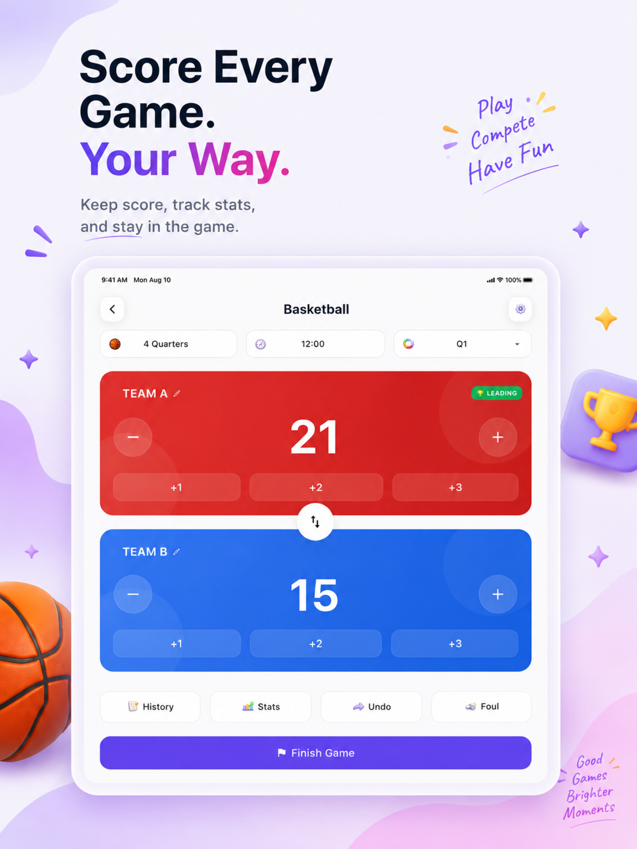 Scoreboard: Score Keeper screenshot 8
