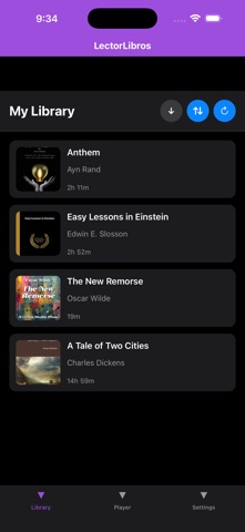 LectorLibros screenshot