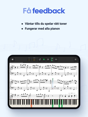SunScore - Lär dig piano iPad screenshot 3