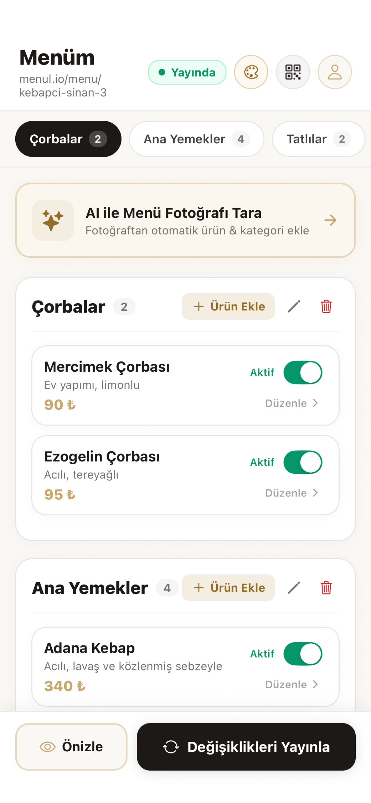 Screenshot 1 of Menul.io