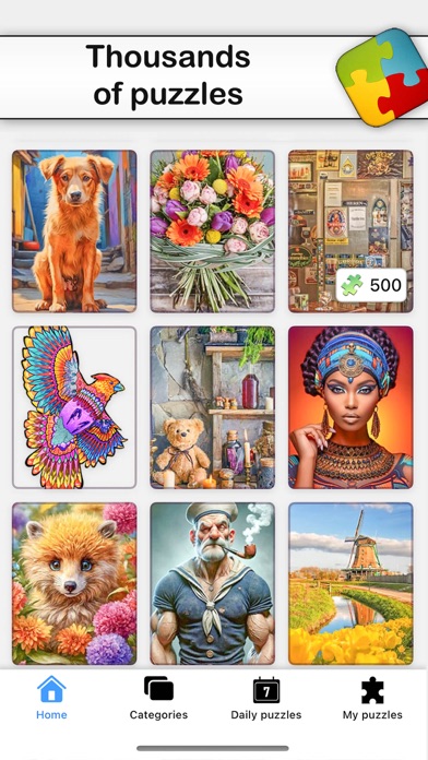 Jigsaw Puzzle Game Screenshot