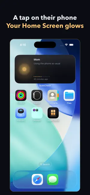 QuietCheck: Elderly Check In screenshot 1