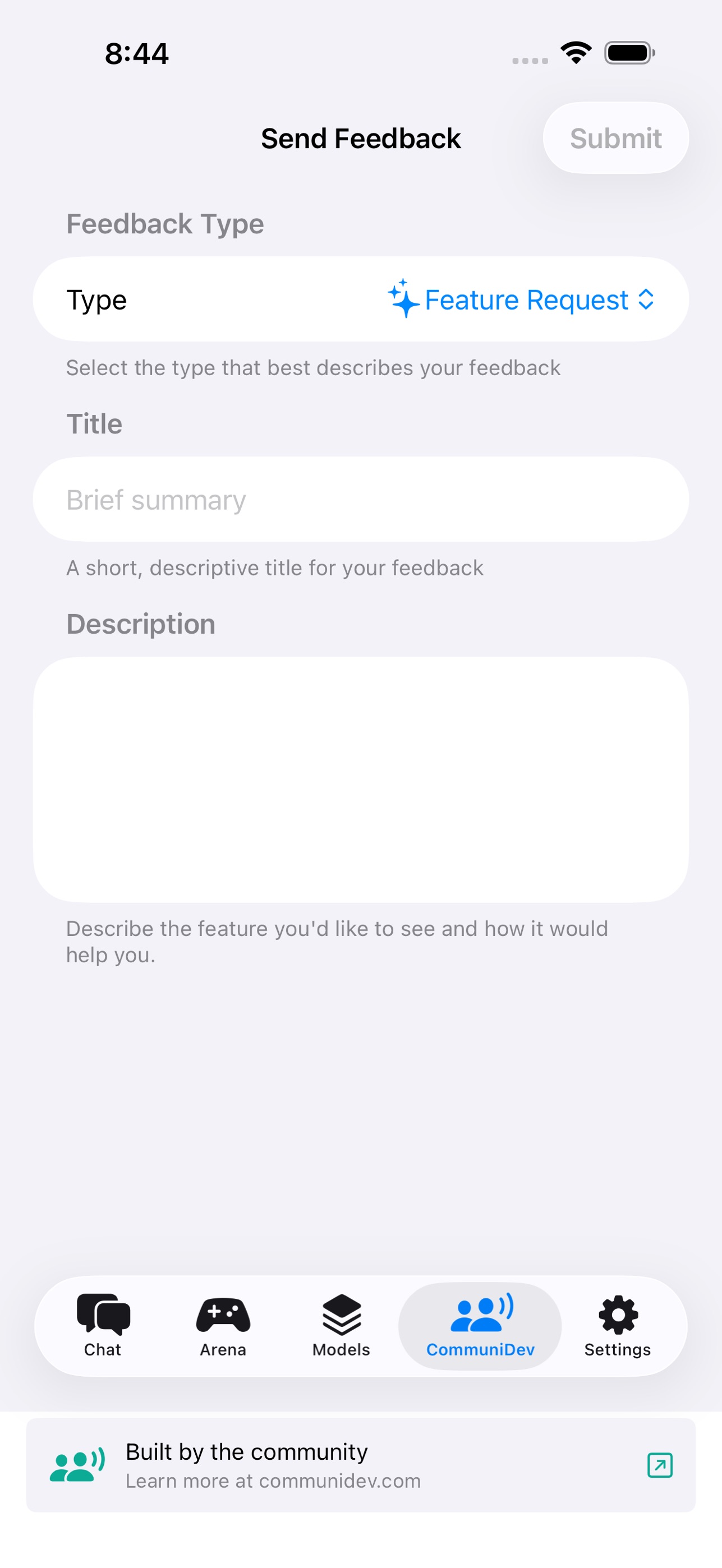Screenshot 7 of CommuniLLM