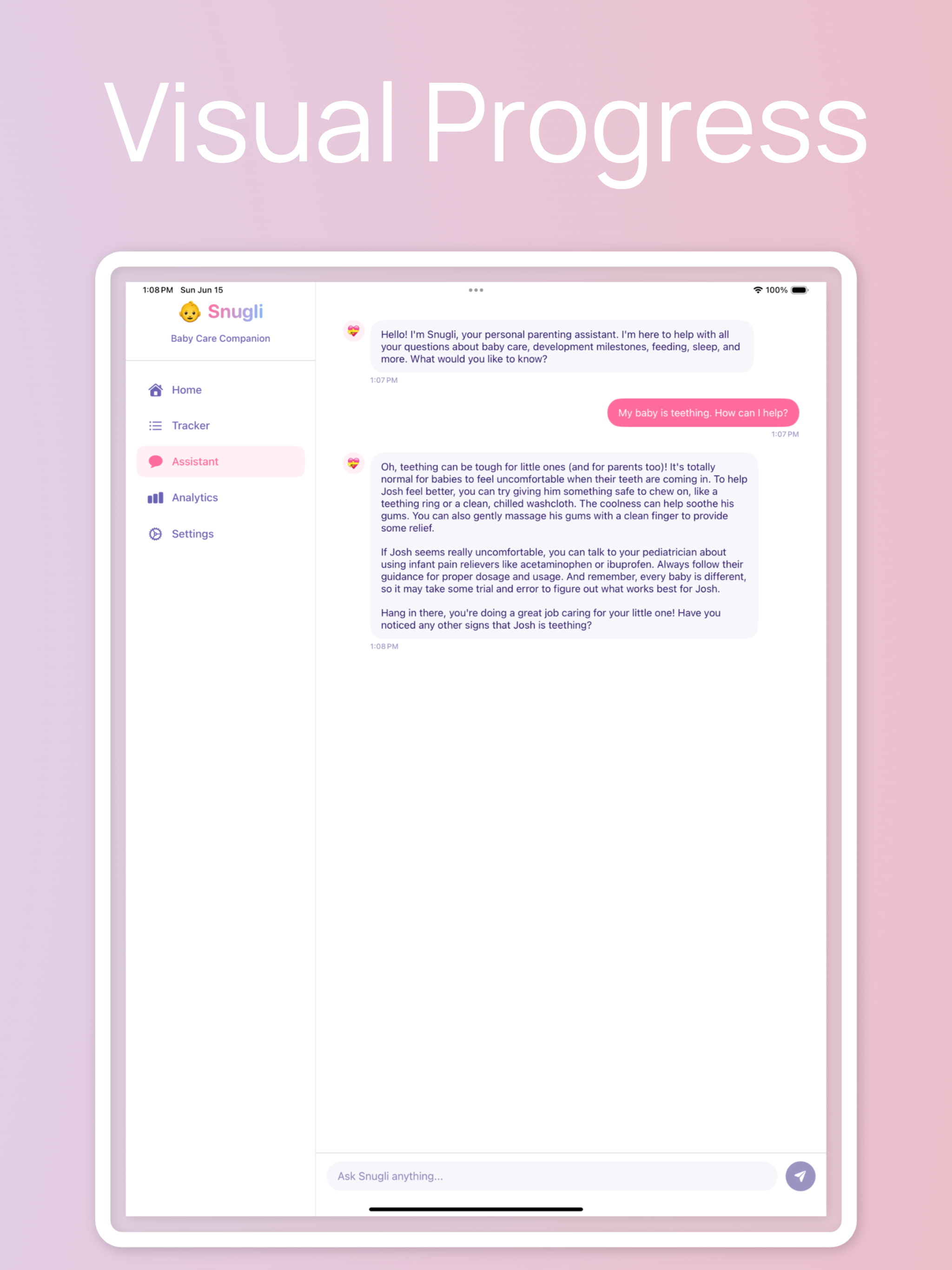 Snugli - Baby Tracker & Care screenshot 15
