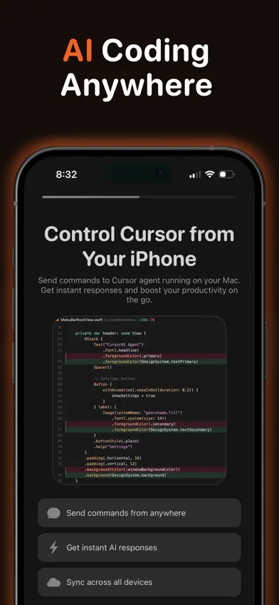 Mobile IDE for Cursor AI screenshot 1
