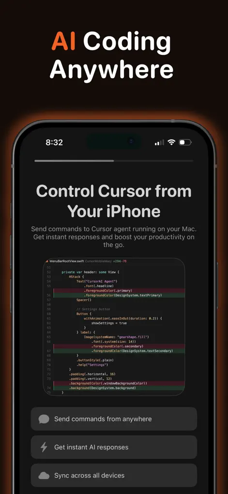 Mobile IDE for Cursor AI - Developer Tools App | MWM