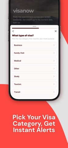 VisaNow: Find Visa Appointment iPhone screenshot