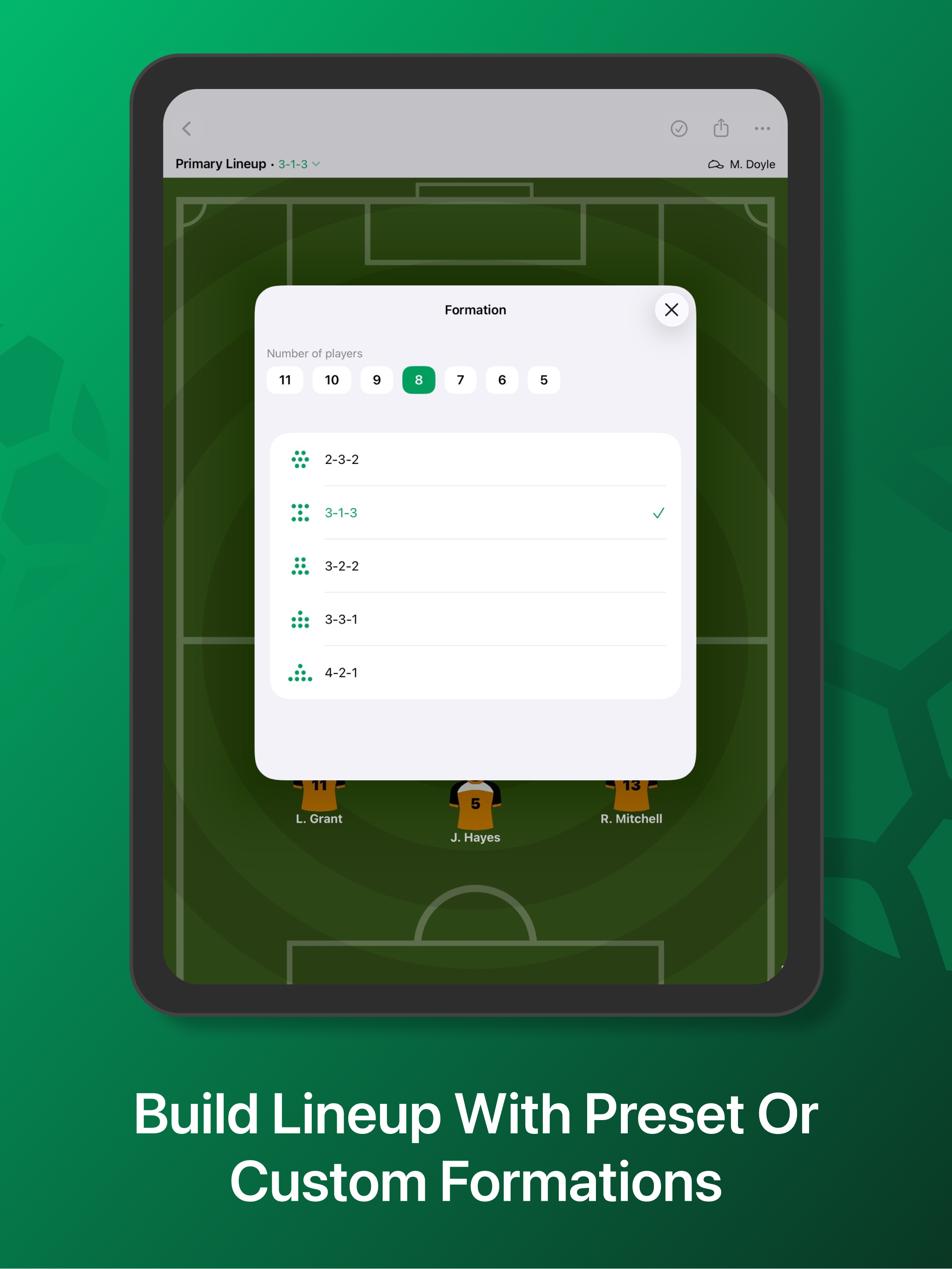 Soccer Line Up Builder 11 screenshot 17