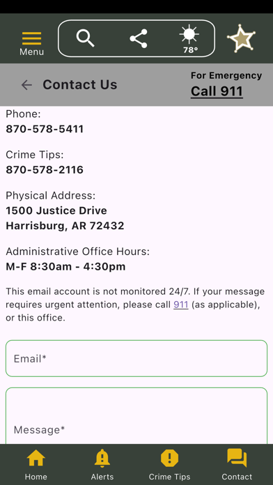 Poinsett County Sheriff AR Screenshot