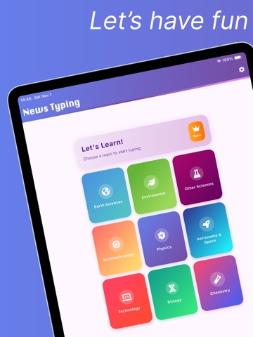 Typing Practice: English News